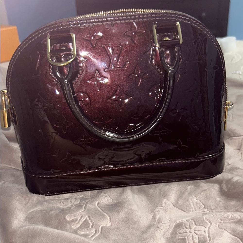 Louis Vuitton Brown Mini Bag with Signature Style